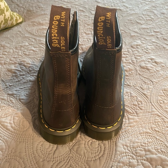 Dr. Martens Brown Leather Boots - Picture 5 of 7